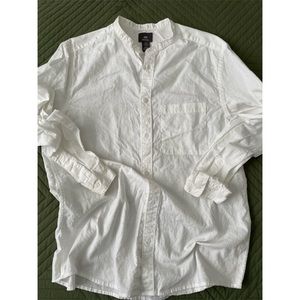 H & M - Mock collar dress shirt.